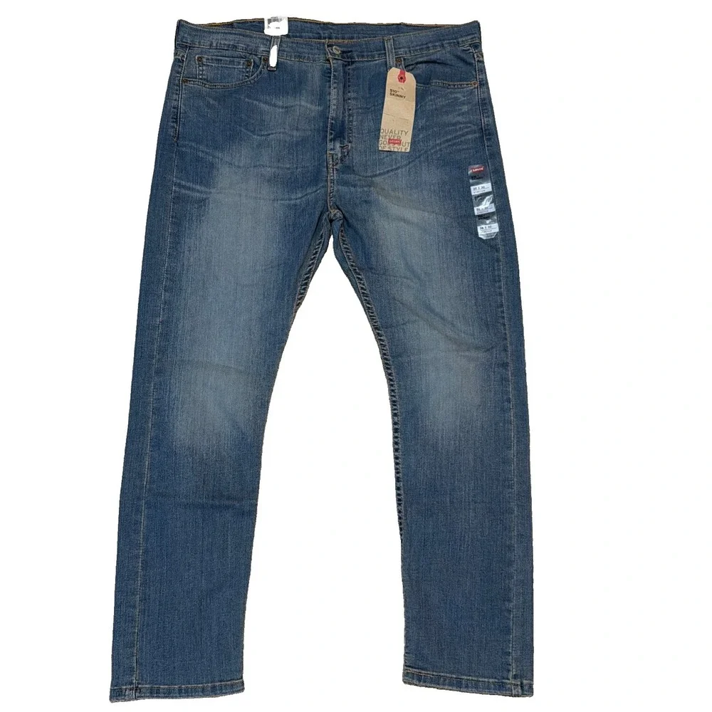 Levi's Men's 510 Skinny 38x30 Med Wash Denim Blue Jeans NWT